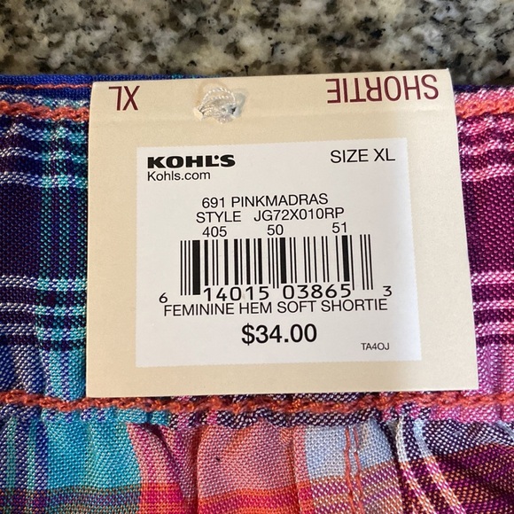 Perfectly Soft Perfectly You Shortie Shorts Size xl​ - Picture 9 of 12